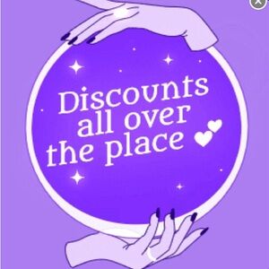 Discounts and crazy  deals 🎈🎁🎉